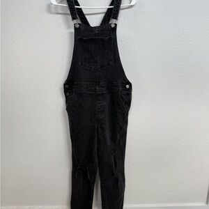 Old Navy Charcoal Denim Overalls